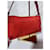 PRADA Borsa a spalla piccola in nylon tessuto rossa Rosso - vista 7