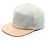 Casquette Monogram en cuir denim Louis Vuitton Bleu
