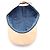 Casquette Monogram en cuir denim Louis Vuitton Bleu - vue 3