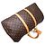 Borsa da viaggio Louis Vuitton Monogram Keepall 50 Marrone - vista 2