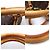 Borsa da viaggio Louis Vuitton Monogram Keepall 50 Marrone - vista 5
