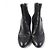 Botas de cuero con gomas Louis Vuitton Monogram Negro - vista 4