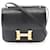 Hermès Hermes Constance 3 Mini Lizard Leather Bag Black