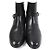 Hermès Botas de tobillo con correa de metal Hermes Kelly negras Negro - vista 4