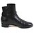 Hermès Botas de tobillo con correa de metal Hermes Kelly negras Negro - vista 6