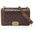 Chanel Boy Suede Leather Shoulder Bag Brown