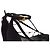 Sandali con piattaforma in suede Balmain 39.5 Nero - vista 10