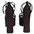 Sandali con piattaforma in suede Balmain 39.5 Nero - vista 3