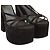 Sandali con piattaforma in suede Balmain 39.5 Nero - vista 9