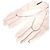 Luvas Cannage de couro rosa com studs Christian Dior - vista 3