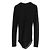 Top de tule drapeado preto com acabamento em couro da Tom Ford - Ansicht 4