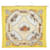 Hermès Carré 90 Yellow Silk  ref.1889259