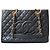 Borsa Chanel GST Grand Shopping Tote in pelle caviar nera