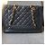 Borsa Chanel GST Grand Shopping Tote in pelle caviar nera - vista 5