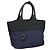 PRADA Borsa a mano in nylon blu navy argento autentica ep6744