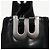 BALLY Borsa a Spalla in Pelle Scamosciata Nera Argento Auth ti2365 Nero - vista 17