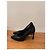 Décolleté Maje in pelle nera con tacco a spillo 10cm Nero - vista 2
