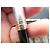 Montblanc Kugelschreiber mit Box und neuer mittlerer blauer Nachfüllung Silber Hardware - Ansicht 5