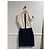 CARVEN  Dresses T.International M Cotton Bleu - vue 3