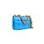 BOTTEGA VENETA - Borsa a spalla Chain Cassette in pelle liscia blu - vista 2