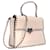 Valentino Garavani VALENTINO - Sac à épaule Valentino Rockstud en cuir grainé beige  - vue 2