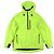 Giacca pullover a mezza zip in Gore-tex giallo fluorescente verde di Prada