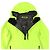 Giacca pullover a mezza zip in Gore-tex giallo fluorescente verde di Prada - vista 2