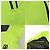 Giacca pullover a mezza zip in Gore-tex giallo fluorescente verde di Prada - vista 7