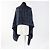 Hermès Sciarpa reversibile in seta cashmere con stampa di cavallo HERMES Nero - vista 6