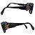 Chanel Vintage Coco Mark Square Sunglasses Black - view 5