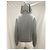 Felpa con zip Louis Vuitton Stamp in cotone grigio - vista 12
