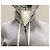 Felpa con zip Louis Vuitton Stamp in cotone grigio - vista 13