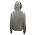 Felpa con zip Louis Vuitton Stamp in cotone grigio - vista 3