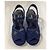 Timeless  Chanel CC Wedge Sandals in Blue Cotton Tweed - view 11
