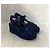 Timeless  Chanel CC Wedge Sandals in Blue Cotton Tweed - view 13