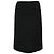 Falda midi A-line de lana tweed negra Prada Negro