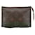Clutch Pochette Toilette 15 Monogram da Louis Vuitton em couro PVC marrom Lona  ref.1890790