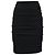 Falda mini ajustada Viktor & Rolf en viscosa negra Negro