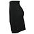 Saia lápis mini em lã preta com detalhe envolvente Saint Laurent Preto - vista 2