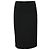 La falda midi de lana negra de The Row Negro