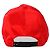 Gorra de béisbol con parche de logo Miu Miu en lona roja - vista 10