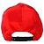 Gorra de béisbol con parche de logo Miu Miu en lona roja - vista 4