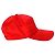 Gorra de béisbol con parche de logo Miu Miu en lona roja - vista 5