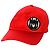Gorra de béisbol con parche de logo Miu Miu en lona roja - vista 8