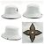Cappello bucket Monogram Donna Louis Vuitton M76941 Grigio - vista 2
