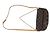 Borsa Ivy Wallet on Chain in Tela Marrone Louis Vuitton Rosso - vista 9