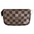 Mini Pochette Acessórios Louis Vuitton Marrom Lona  ref.1891460