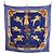 Foulard in seta Hermès Carré 90 Jumping Blu - vista 2