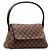 Borsa Louis Vuitton Damier Mini Looping Ordine Speciale Borsa a Spalla N51148 Pelle PVC Marrone - vista 2