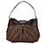 Sac à épaule Louis Vuitton Damier Sistina MM N41541 Marron - vue 3